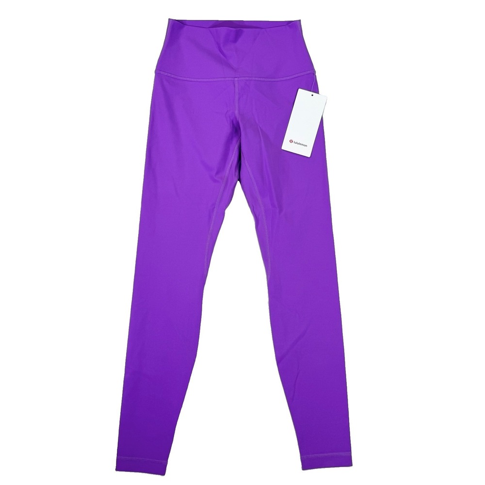 NWT Lululemon Align High Rise Pant 28" Size 6 Purple Nulu Leggings LW5CZ4S NEW